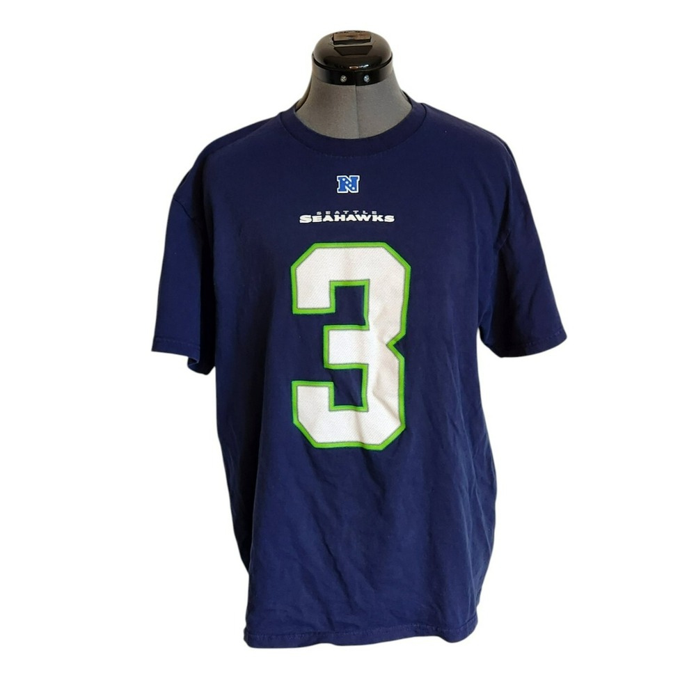 Seattle Seahawks - Wilson - NFL‎ Team Apparel T-Shirt Size L